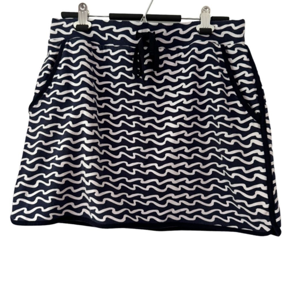 T by Talbot's Women's MEDIUM Everyday Stretch Bicolor Waves Skort